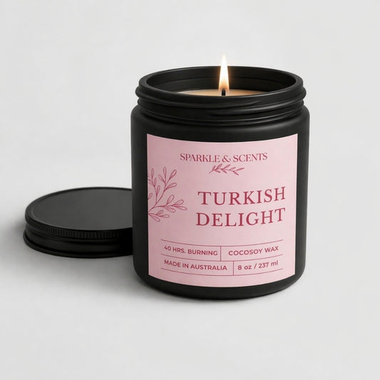 Black After Dark Jar Candle