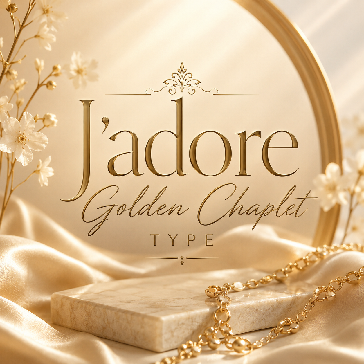 J'adore Golden Chaplet type Clamshell Wax Melt