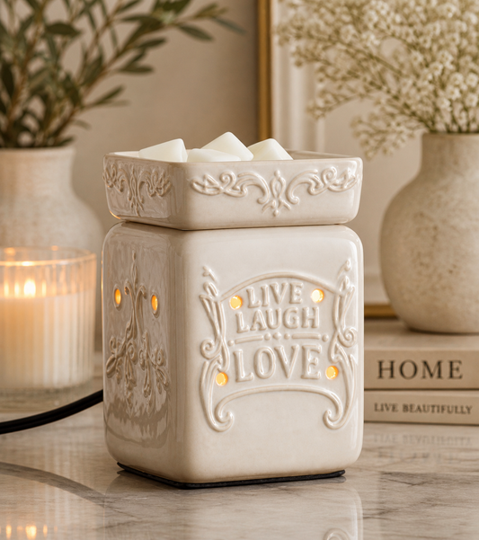 Live Love Laugh Electric Wax Melt Warmer