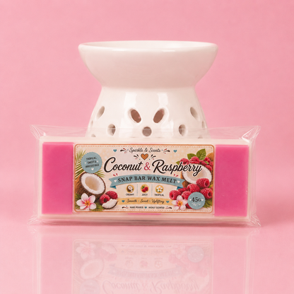 Coconut & Raspberry Snap Bar Wax Melt