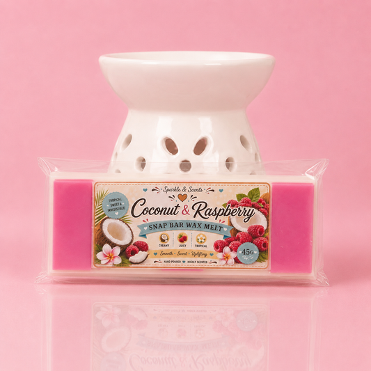 Coconut & Raspberry Snap Bar Wax Melt