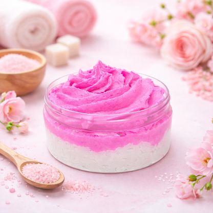 Cotton Candy Whipped Sugar Scrub