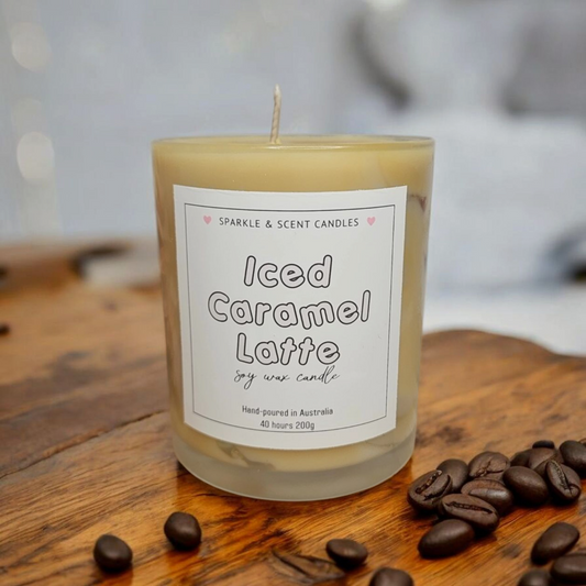 Iced Caramel Latte Candle