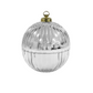 Christmas Bauble Candle - Silver
