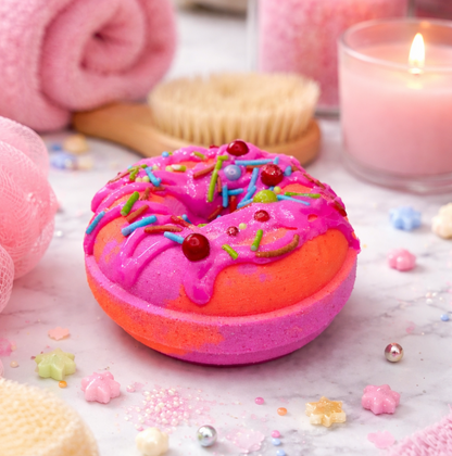 Donut ~ Red Frogs Bath Bomb