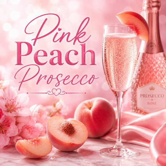 Pink Peach Prosecco Clamshell Wax Melt