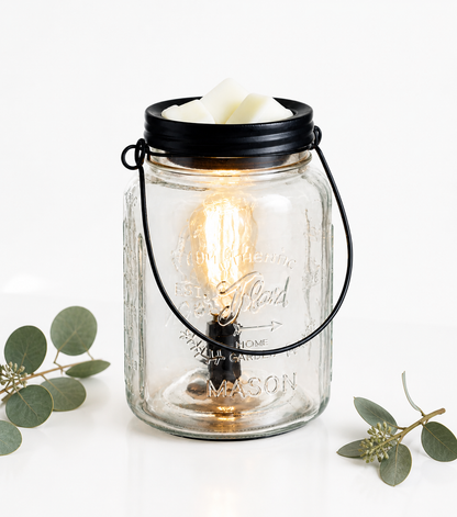 Mason Jar Edison Electric Wax Melt Warmer