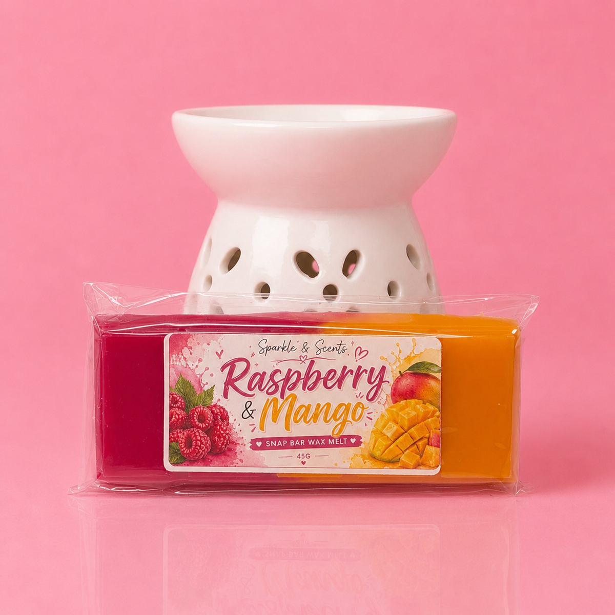 Raspberry and Mango Snap Bar Wax Melts