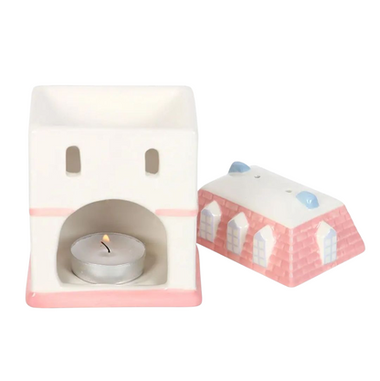 Pastel House Tealight Wax Melt Warmer