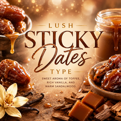 Lush Sticky Dates Type Clamshell Wax Melt