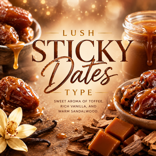 Lush Sticky Dates Type Clamshell Wax Melt