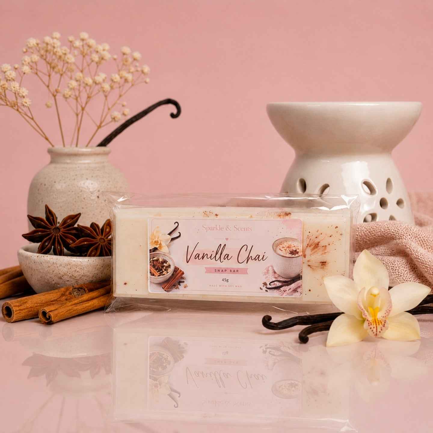 Vanilla Chai Snap Bar Wax Melt