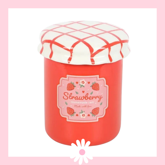 Strawberry Jam Jar Tealight Melt Burner