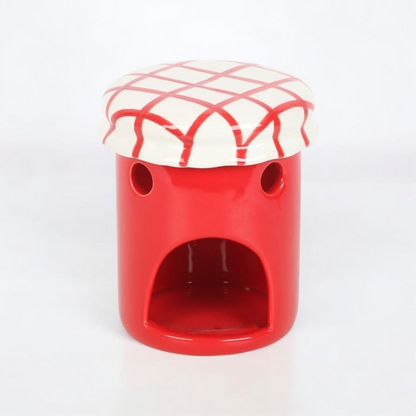 Cherry Jam Jar Tealight Wax Melt Warmer