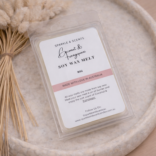 Coconut & Frangipani Clamshell Soy Wax Melt