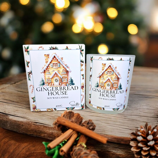 Gingerbread House Soy Candle