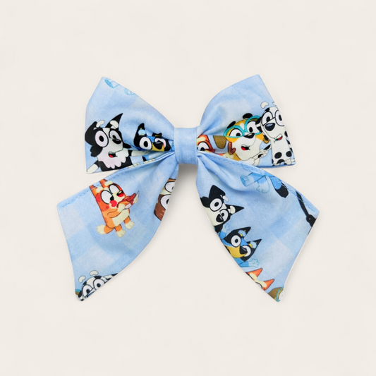 Bluey Hair Bow Clip