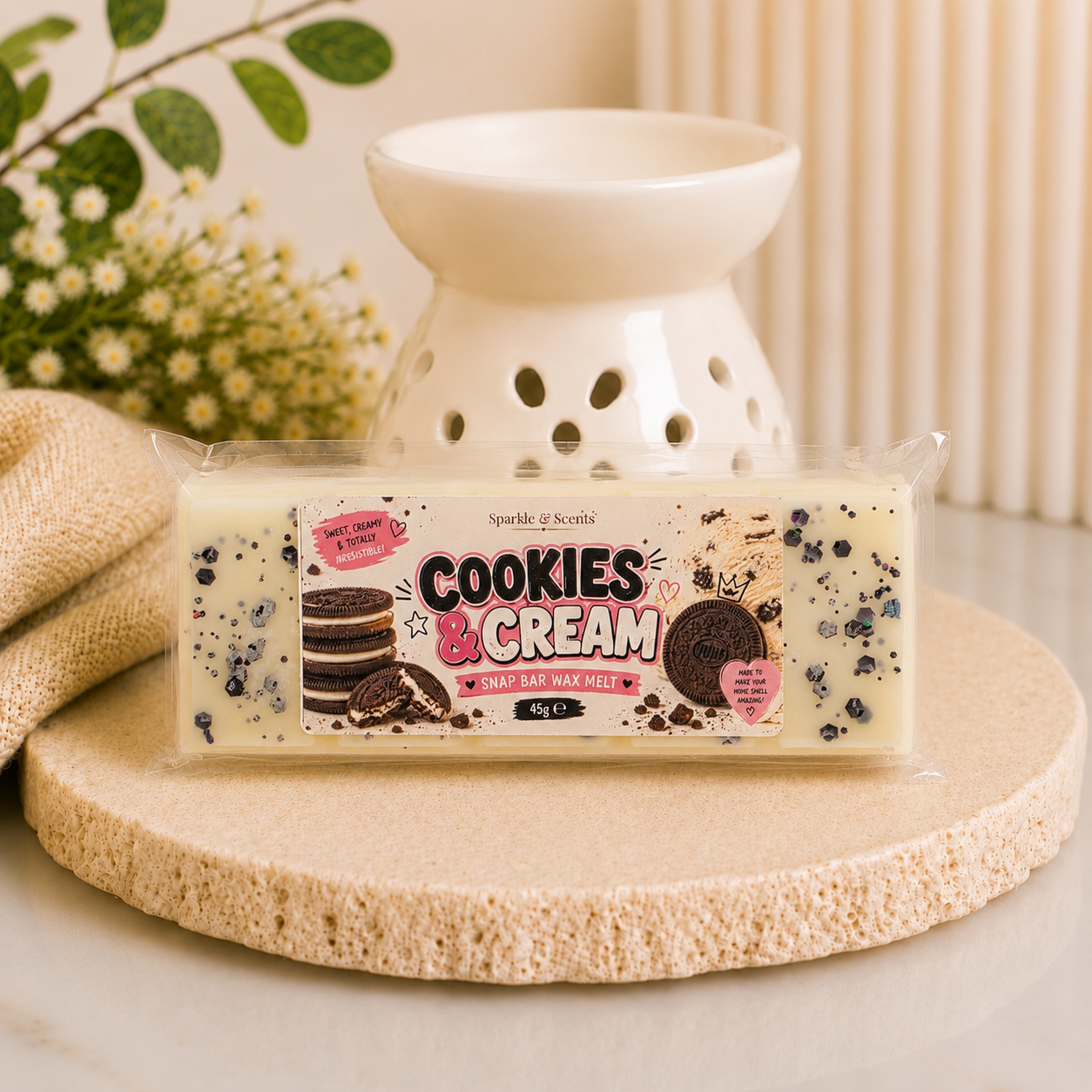 Cookies & Cream Snap Bar Wax Melt