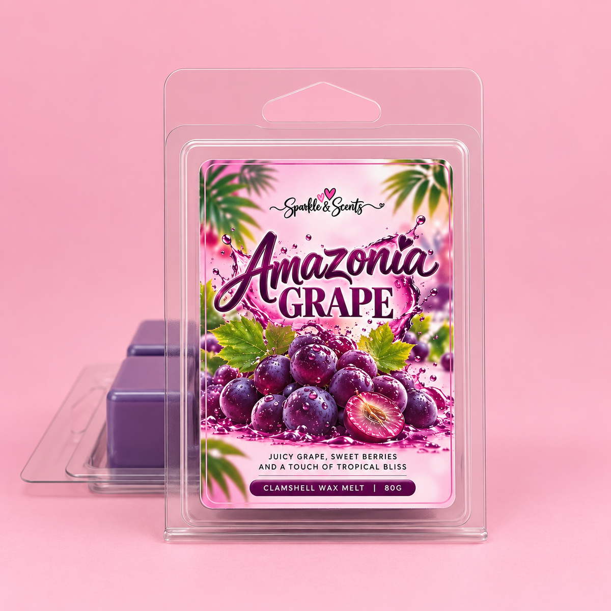 Amazonia Grape Clamshell Wax Melt