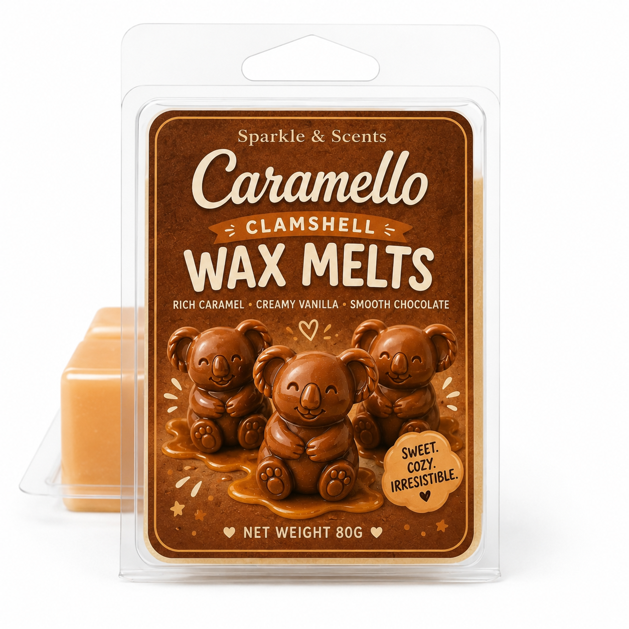 Caramello Clamshell Soy Wax Melt