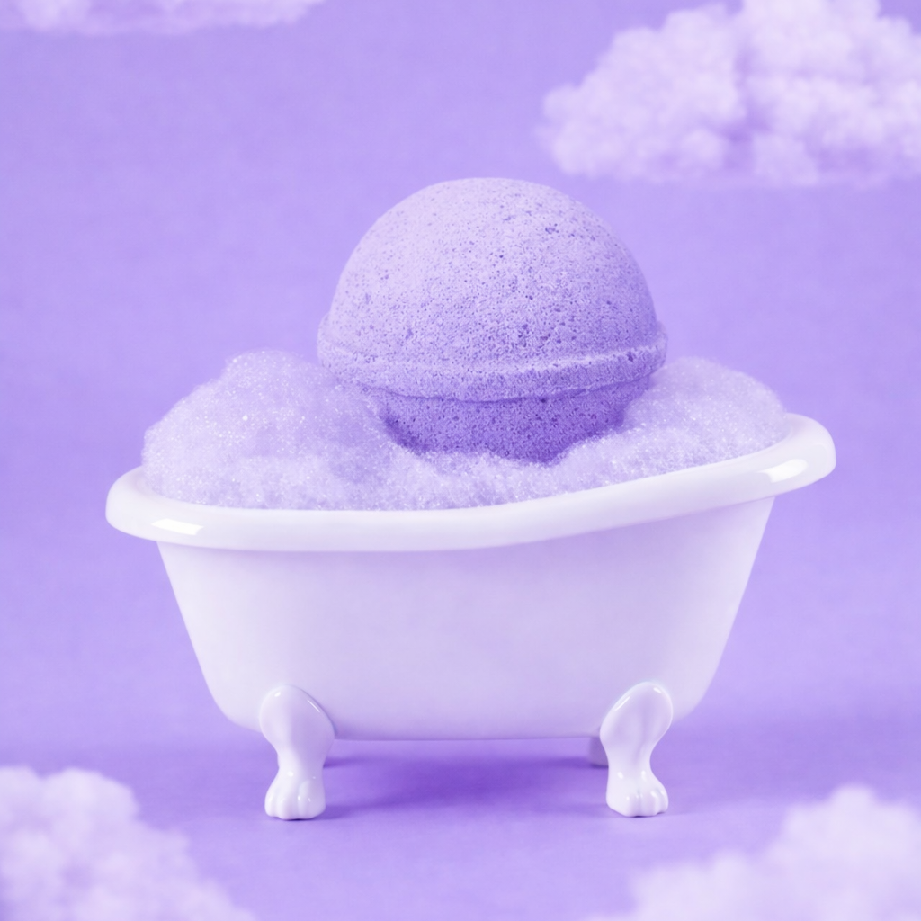 Purple Cotton Candy Bath Bomb