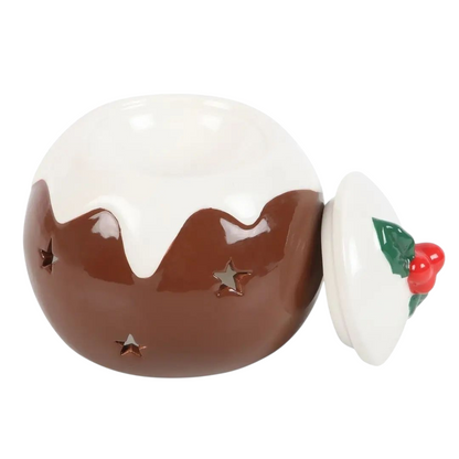 Christmas Pudding Shaped Tealight Wax Melt Warmer