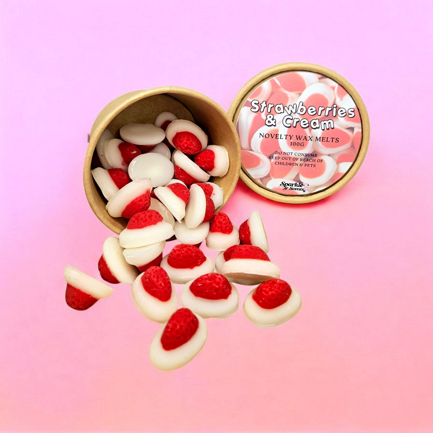 Strawberries & Cream lolly Wax Melts
