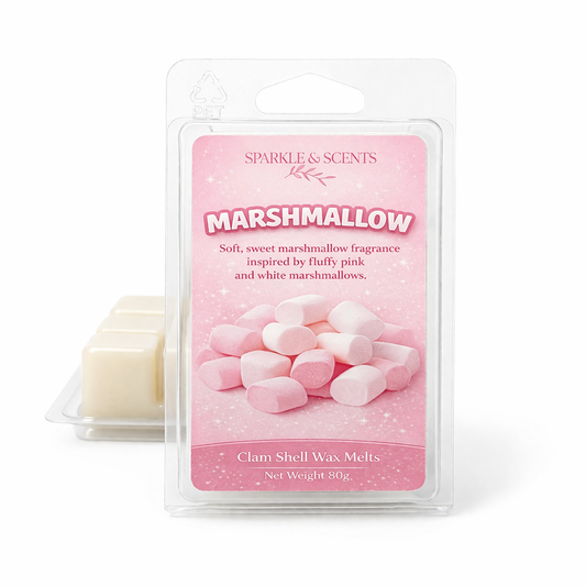 Marshmallow Clam Shell Soy Wax Melt
