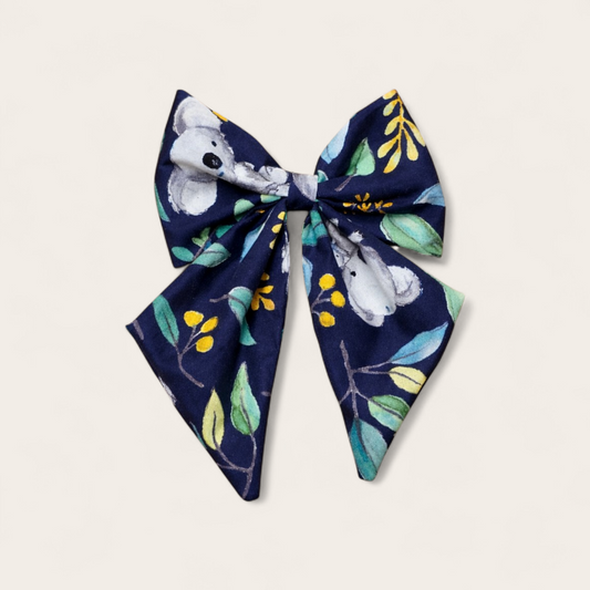 Koala Hair Bow Clip