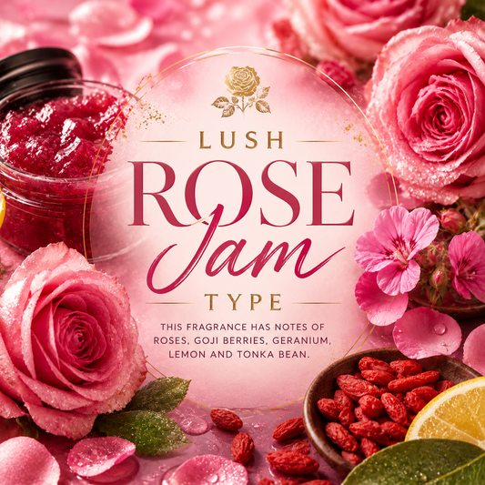 Lush Rose Jam Type Clamshell Wax Melt