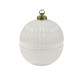Christmas Bauble Candle - White