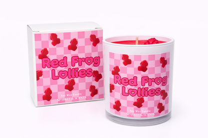 Red Frog Lollies Candle