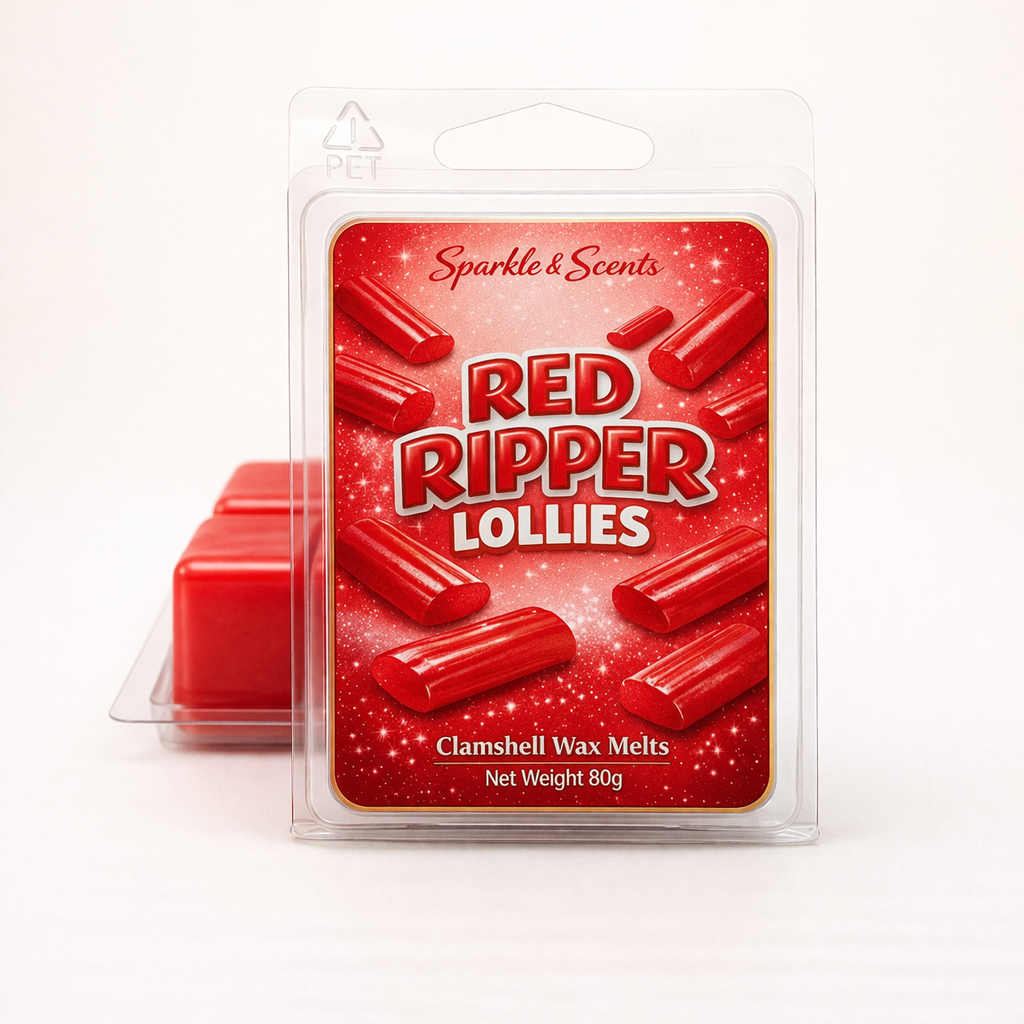 Red Rippers Clamshell Soy Wax Melt