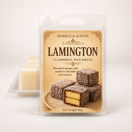 Lamington Clamshell Soy Wax Melt