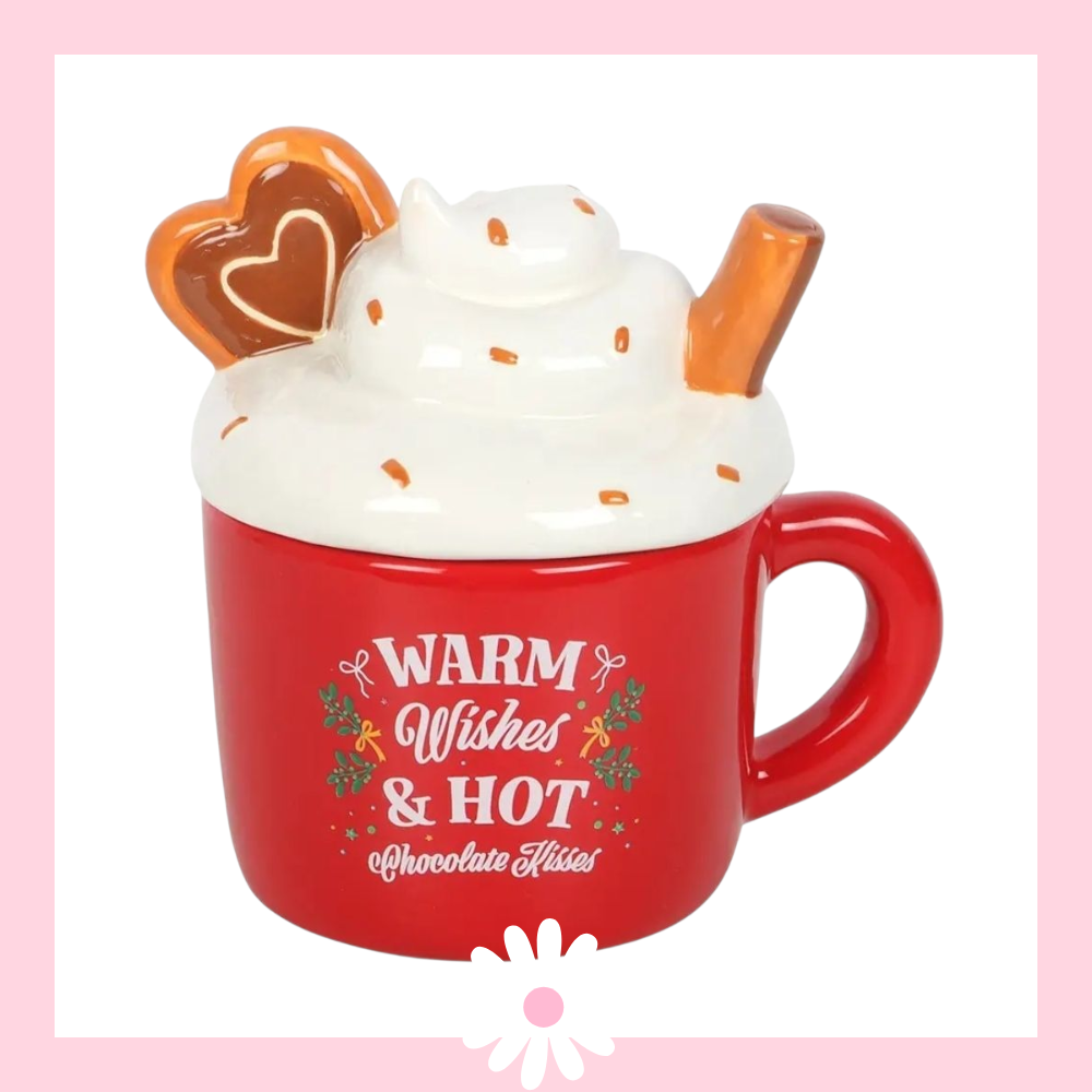 Hot Chocolate Mug Shaped Tealight Melt Burner