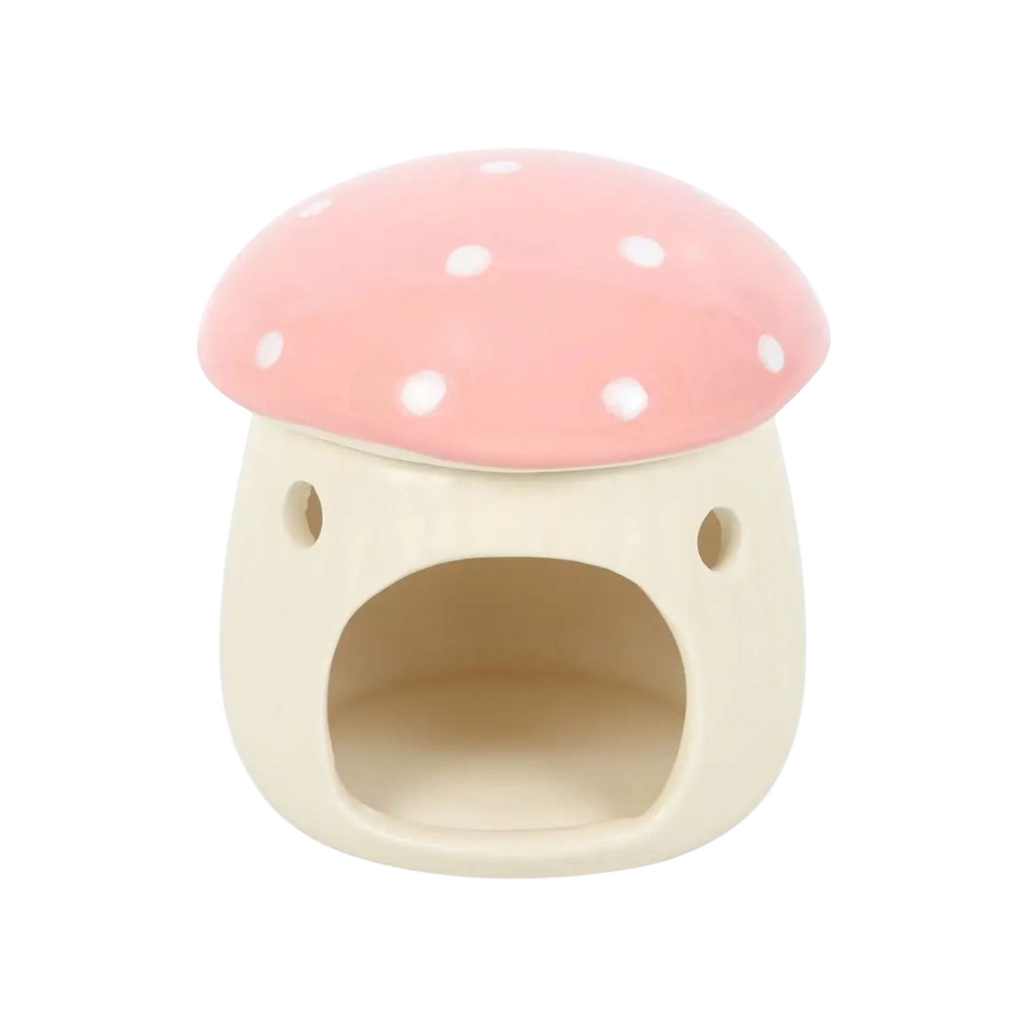 Pink Mushroom Tealight Melt Burner