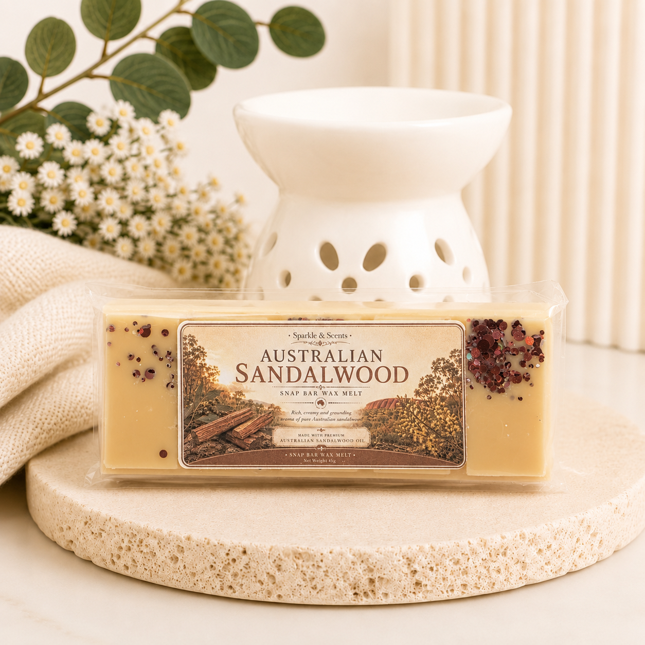 Sandalwood Snap Bar Wax Melt