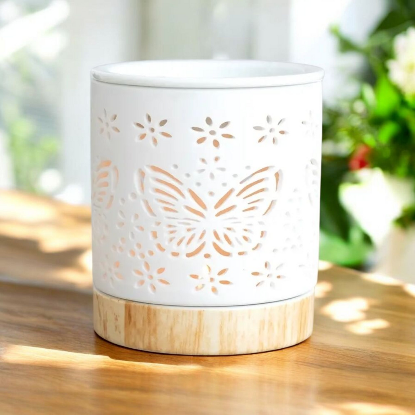 Butterfly Ceramic Tealight Wax Melt Warmer