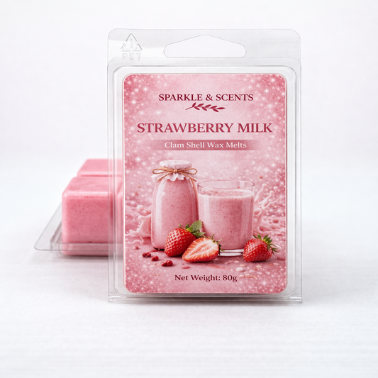 Strawberry Milk Clamshell Soy Wax Melt