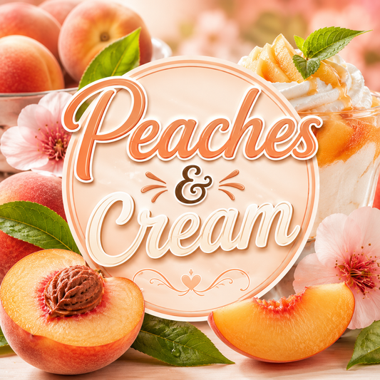 Peaches & Cream Clamshell Wax Melt