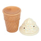 Ice Cream Cone Tealight Melt Burner