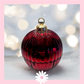 Christmas Bauble Candle - Red