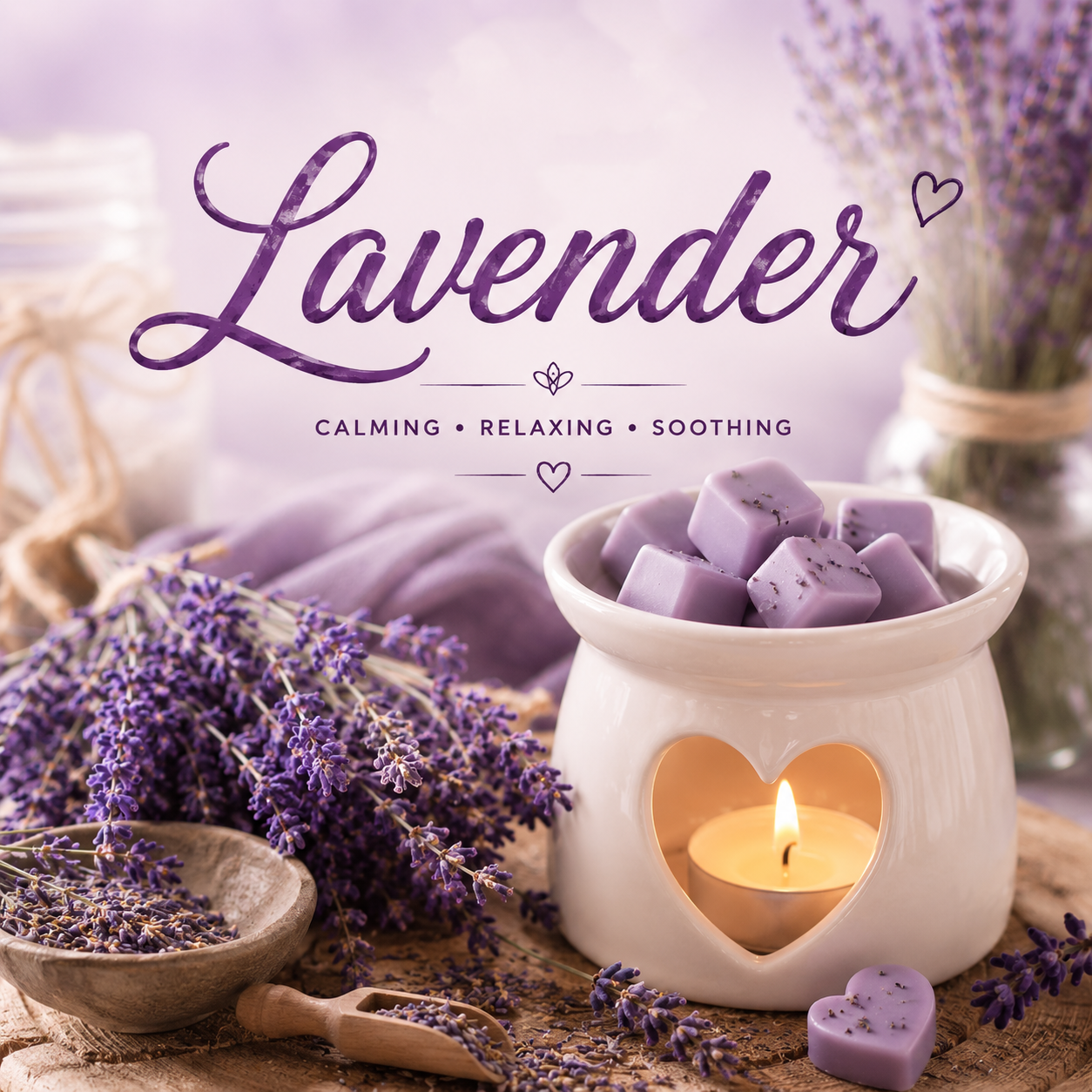 Lavender Clamshell Wax Melt