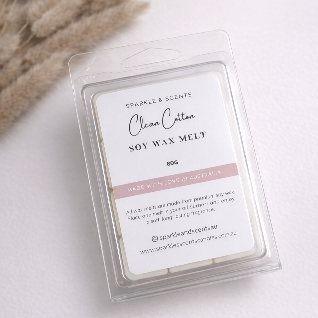 Clean Cotton Clamshell Soy Wax Melt