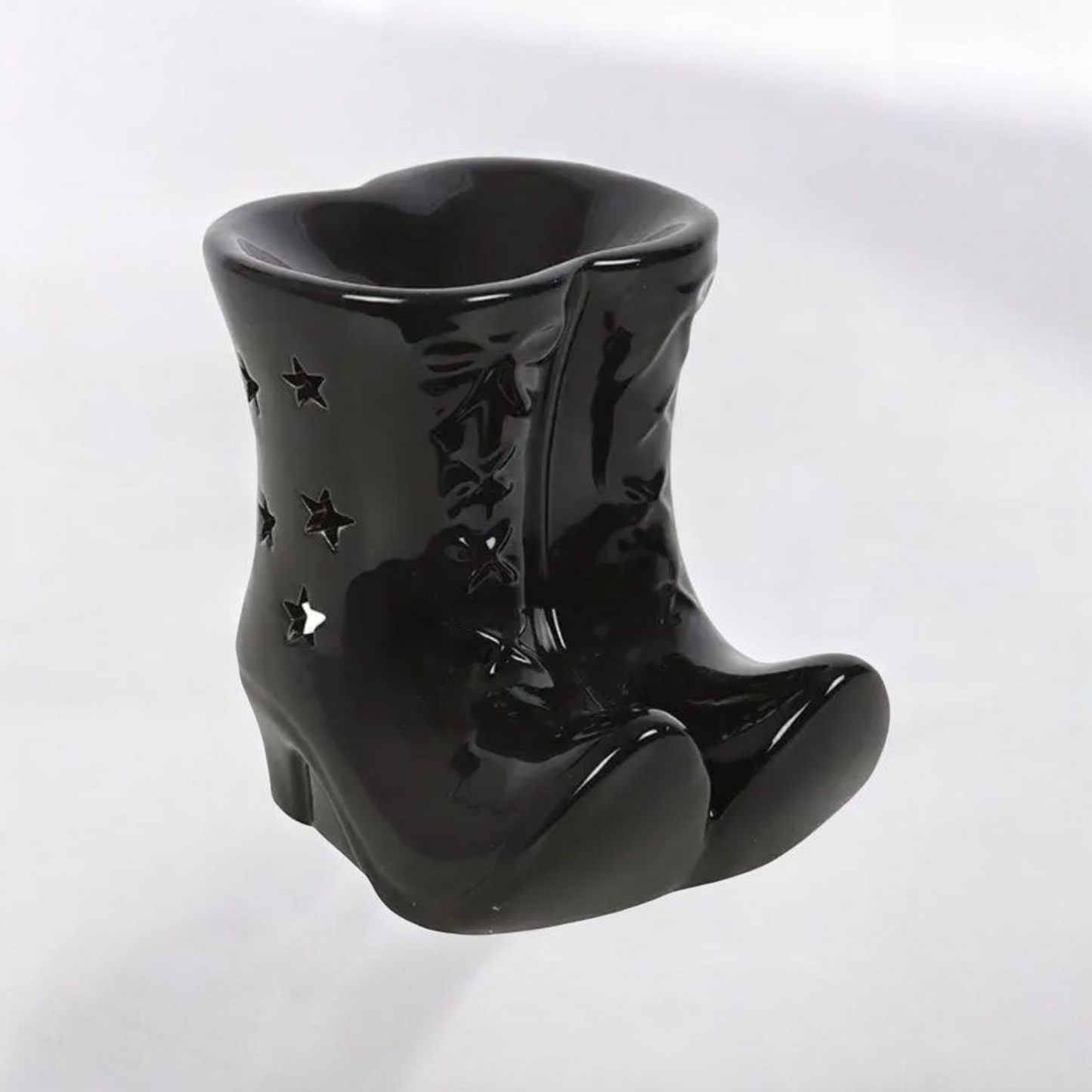 Black Witch Boots Halloween Tealight Melt Burner