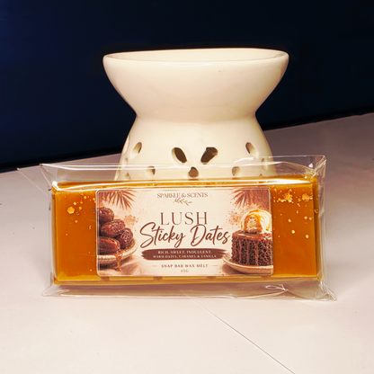 Sticky Dates Lush Type Snap Bar Wax Melt