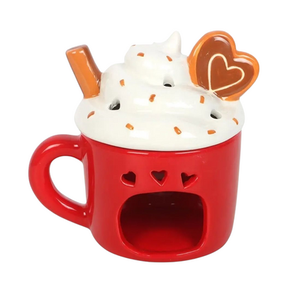 Hot Chocolate Mug Shaped Tealight Wax Melt Warmer