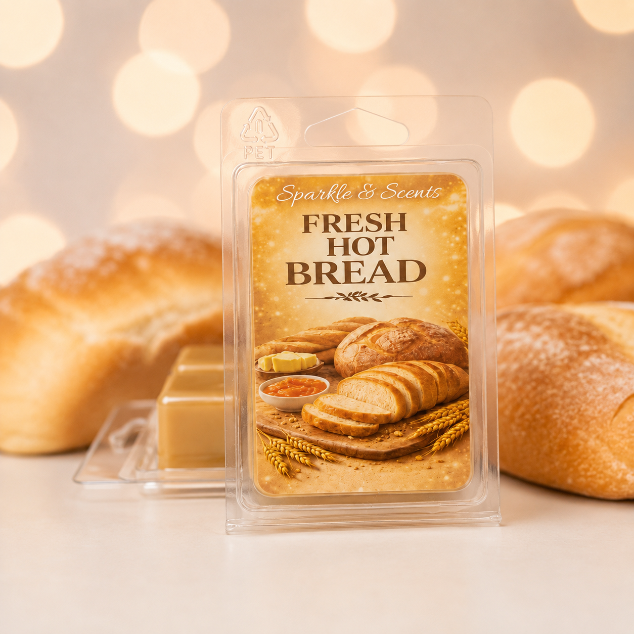 Fresh Hot Bread Clam shell Soy Wax Melt