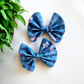 Stitch Pigtail Hair Bow Clips