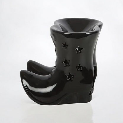 Black Witch Boots Halloween Tealight Wax Melt Warmer